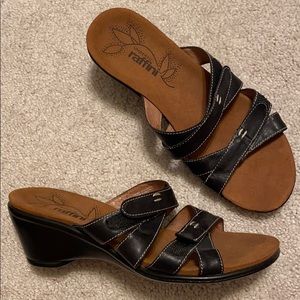 Umberto Raffini Black Sandals